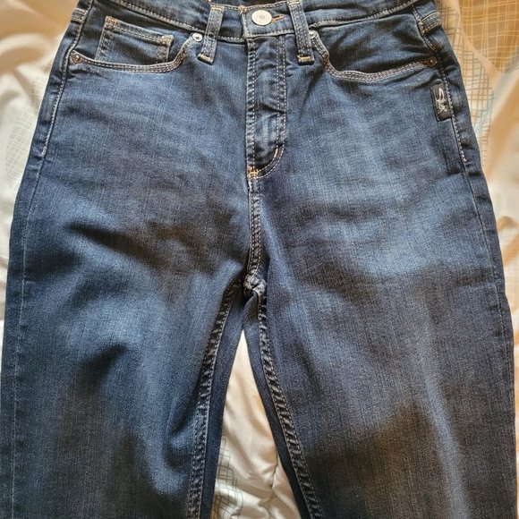 *New W Tags* Silver Jeans Co. Calley Skinny Super High Rise - Picture 3 of 5